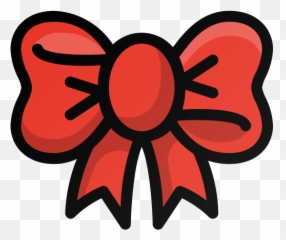 Bow Christmas Decoration Holiday Ornament Xmas Icon - Clip Art png