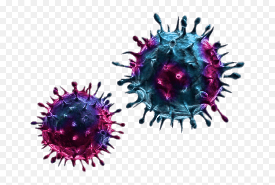 Blue And Purple Viruses Transparent Png - Virus Png Transparent,Virus Png
