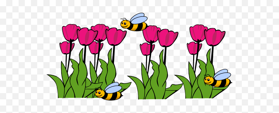 Garden Clipart - Animated Flower Garden Clipart Png,Garden Flowers Png