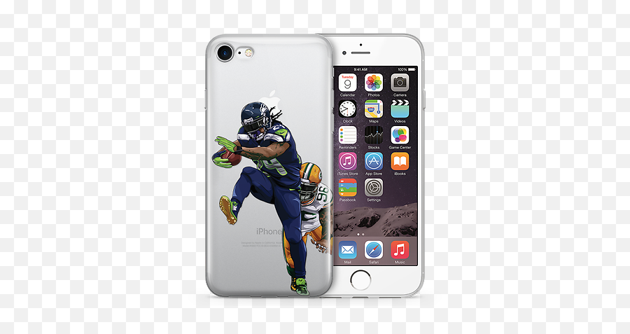 Beast Mode Marshawn Lynch Iphone Case For All Iphones Hand Drawn Illustration Ebay - Phone 6 Gold 64 Gb Price Png,Marshawn Lynch Png