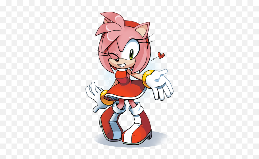 Pin By Glowlps - Amy Rose 2d Png,Amy Rose Png
