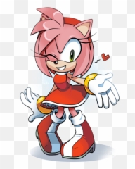 Pin By Glowlps - Amy Rose 2d Png,Amy Rose Png