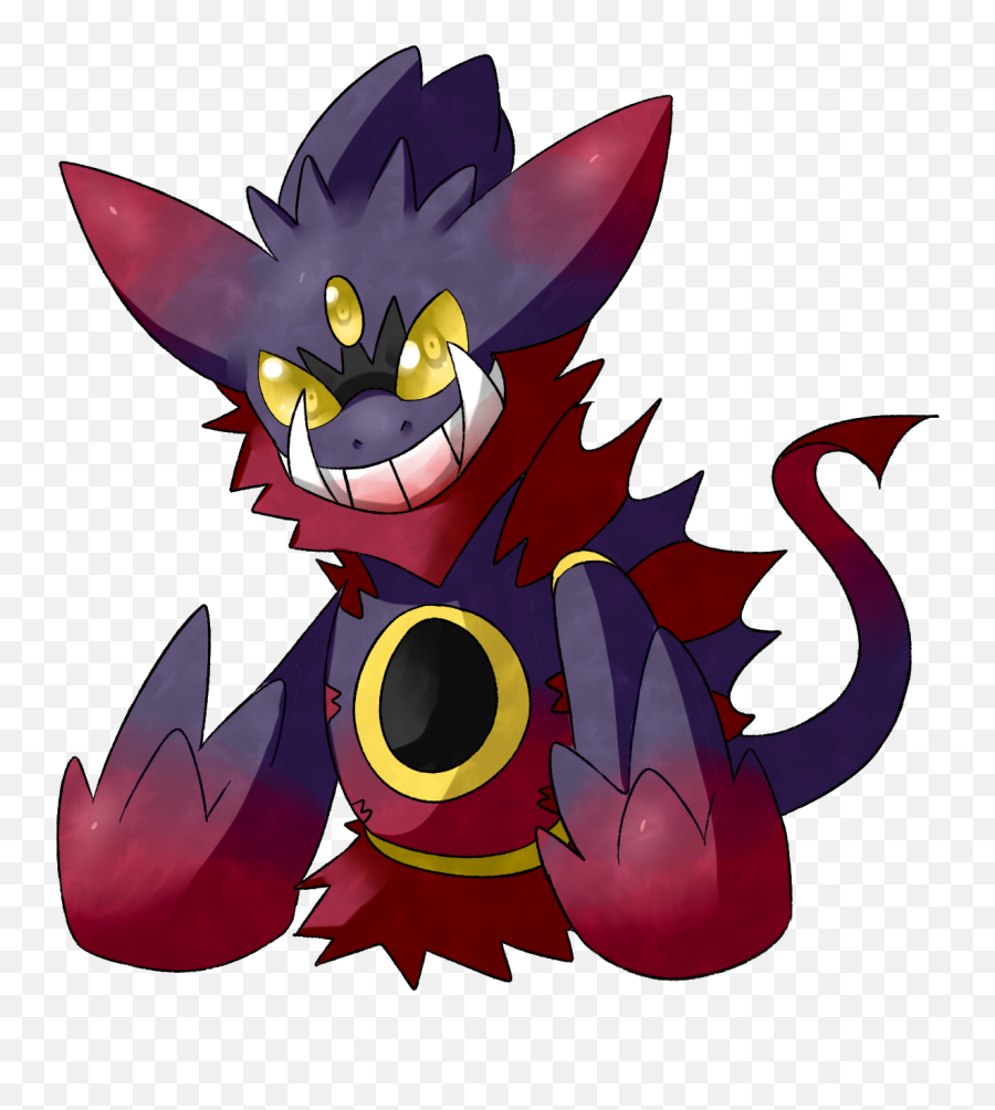 Pokemon Fusion - Mega Gengarhoopa Unbound Pokemon Cartoon Png,Gengar Png