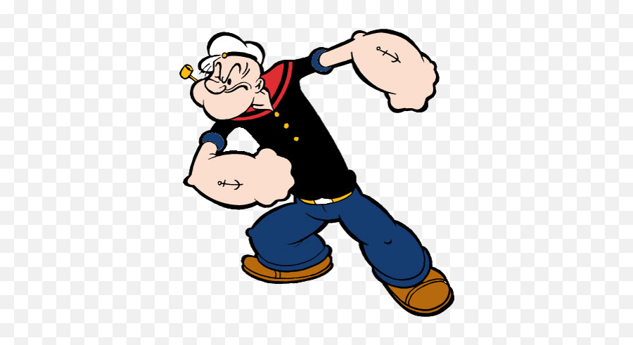 Popeye Ready To Fight Transparent Png - Popeye Png,Fight Png