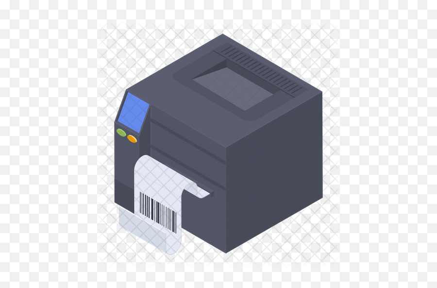 Barcode Printer Icon - Barcode Printing Vector Png,Printer Png