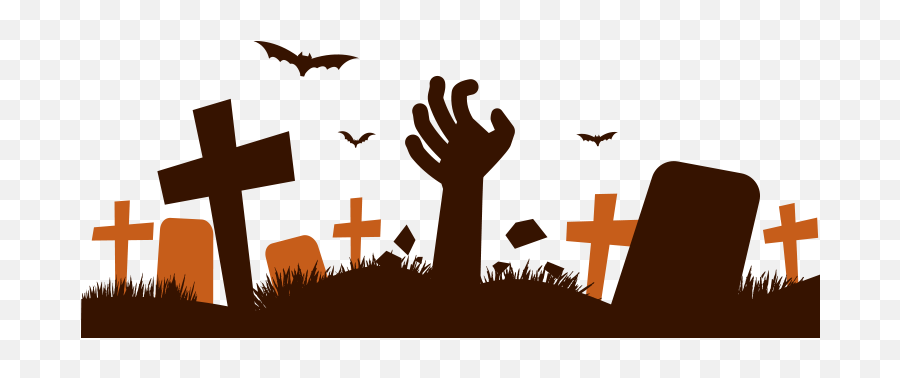 Download Hd Grave And Zombie Hand Reaching Out - Cemeteries Png,Hand Reaching Out Png