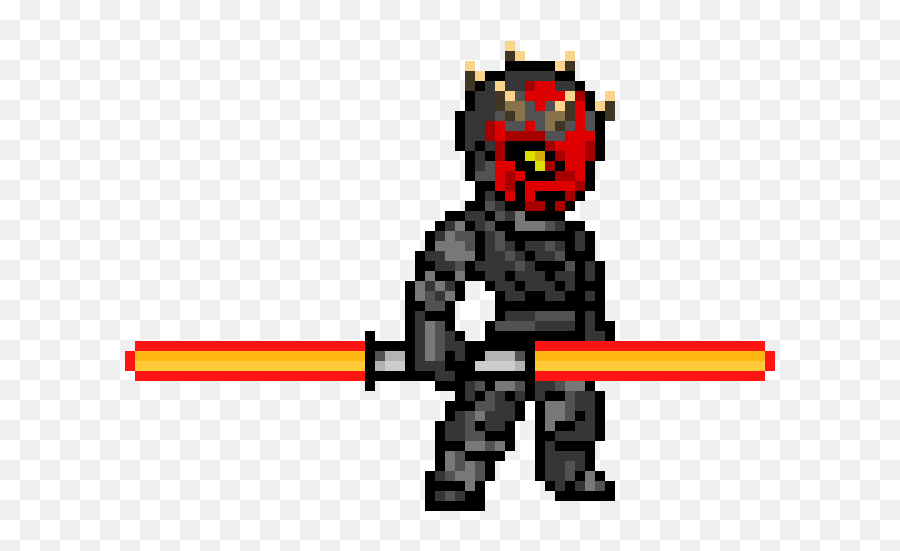 Darth Maul Pixel Art - Darth Maul Pixel Art Png,Anakin Png