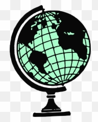 Globe Line Art Clip - globe clipart png download 1743 On Stand Vector