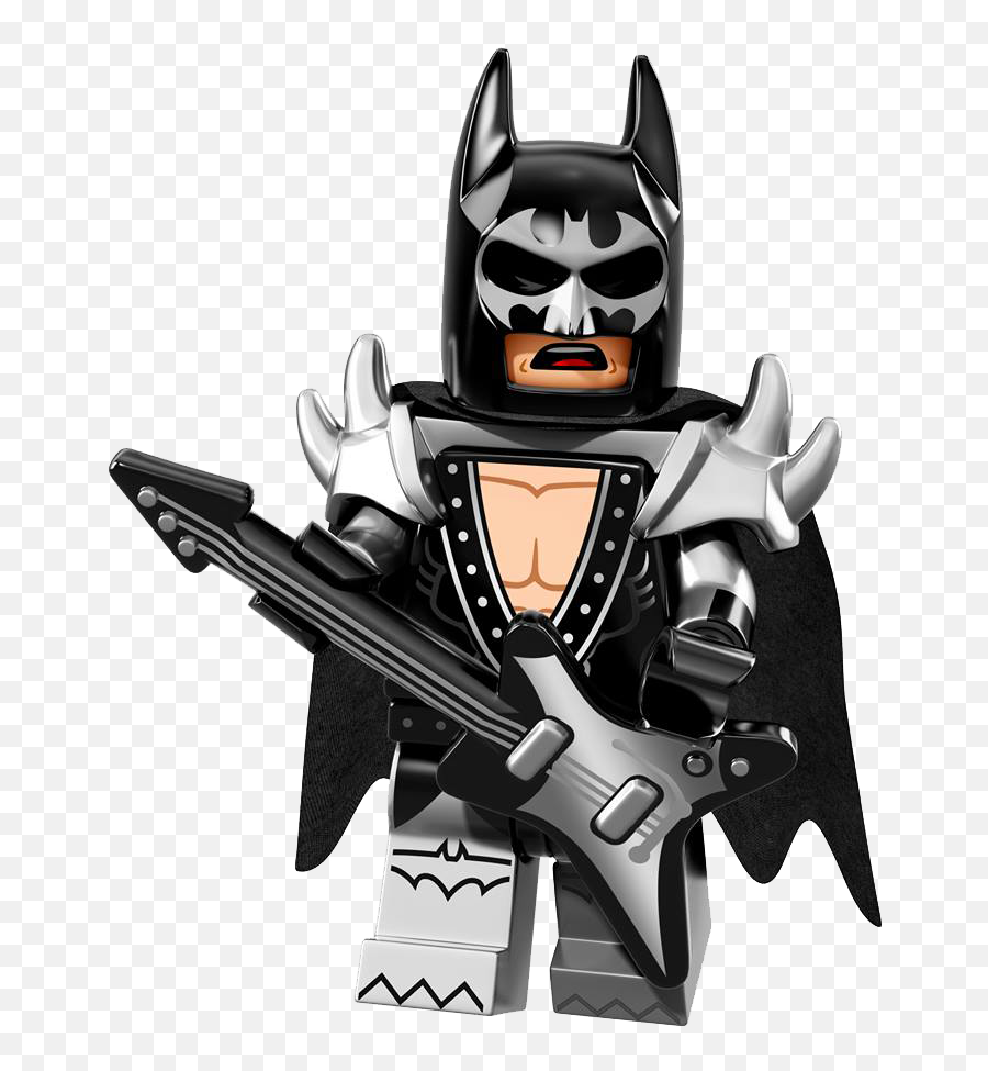 Download Hd Lego Batman Movie Minifigures Transparent - Lego Batman Guitar Png,Lego Batman Png