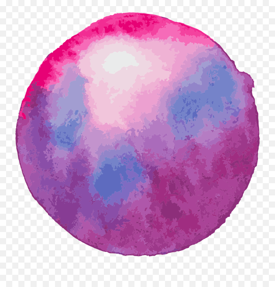 Color Circle Watercolour Pink Violet - Circulo Acuarela Rosa Png,Acuarela Png