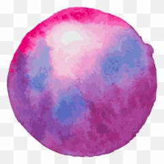 Color Circle Watercolour Pink Violet - Circulo Acuarela Rosa Png,Acuarela Png