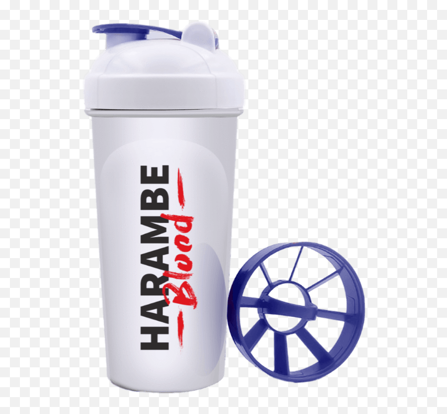 Harambe Blood Shaker Bottle - White 28oz Lid Png,Transparent Harambe