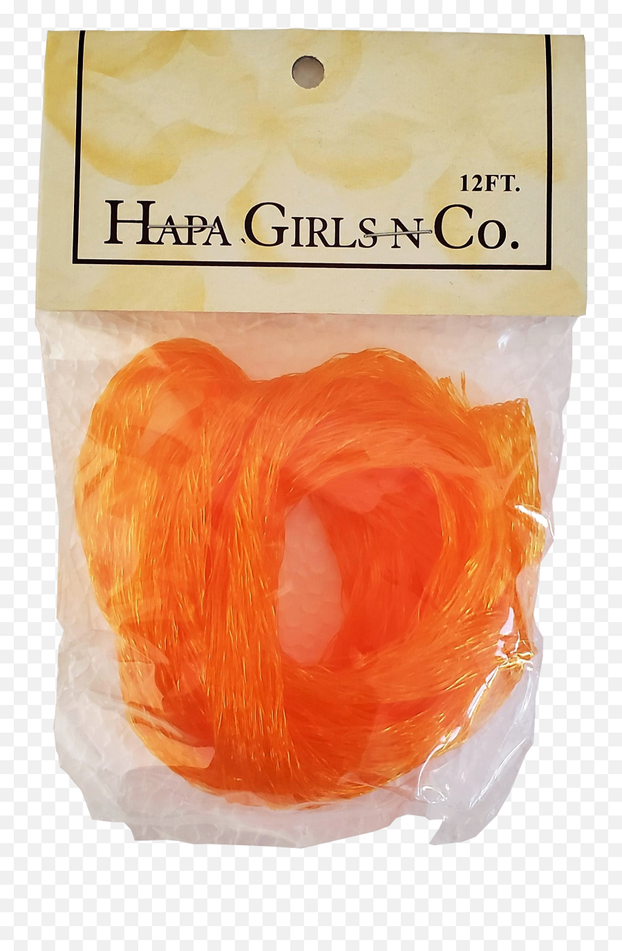 Lei Netting - Orange 2ft Soft Png,Lei Png