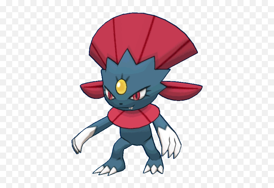 Barelysuper Pokedex - Weavile Gif Transparent Png,Weavile Png