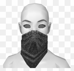 Black Bandana Mask - For Adult Png,Black Bandana Png