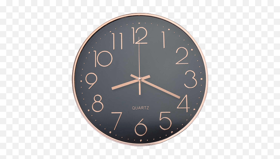 Femmin Gold - Large Modern Wall Clock Solid Png,Gold Clock Png