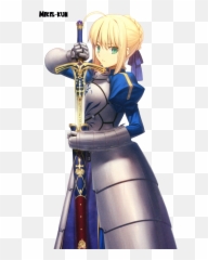 Saber Fate Png - Arturiasaber Style Hair Fate Stay Night Saber Png