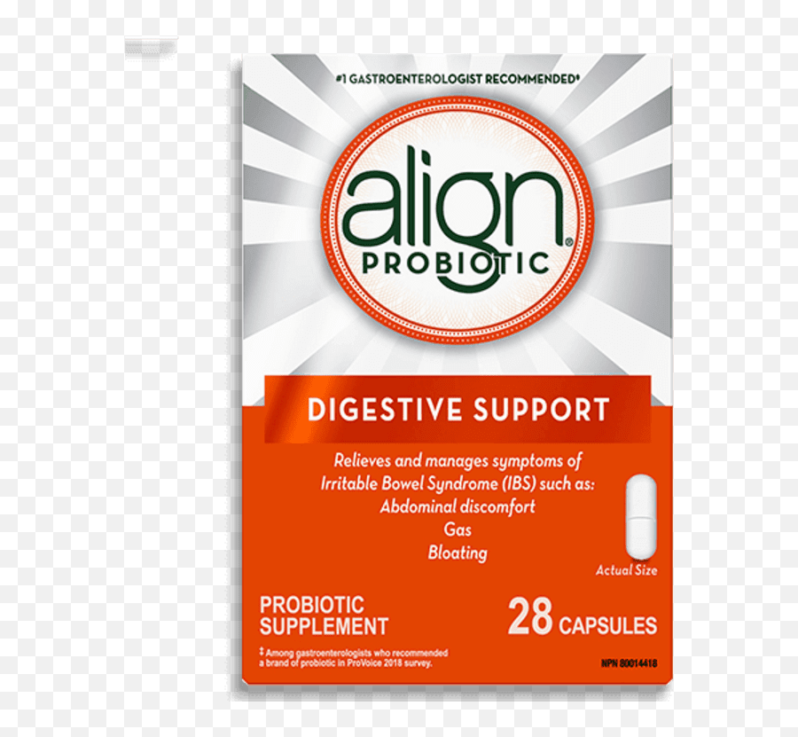 The Science Behind Align U2013 Probiotics For Ibs Symptom Relief - Vertical Png,Icon Behidn Voice