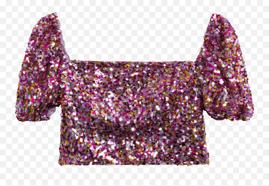 Basicspace - Lpa Reese Sequin Crop Top Girly Png,Lavendar Icon