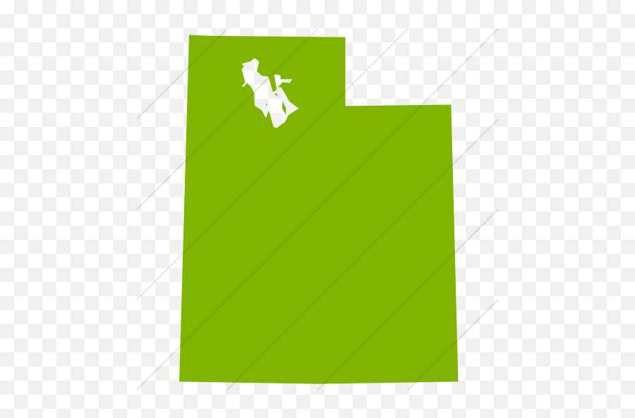 Iconsetc Simple Green Us States Utah Icon - Horizontal Png,Utah Icon