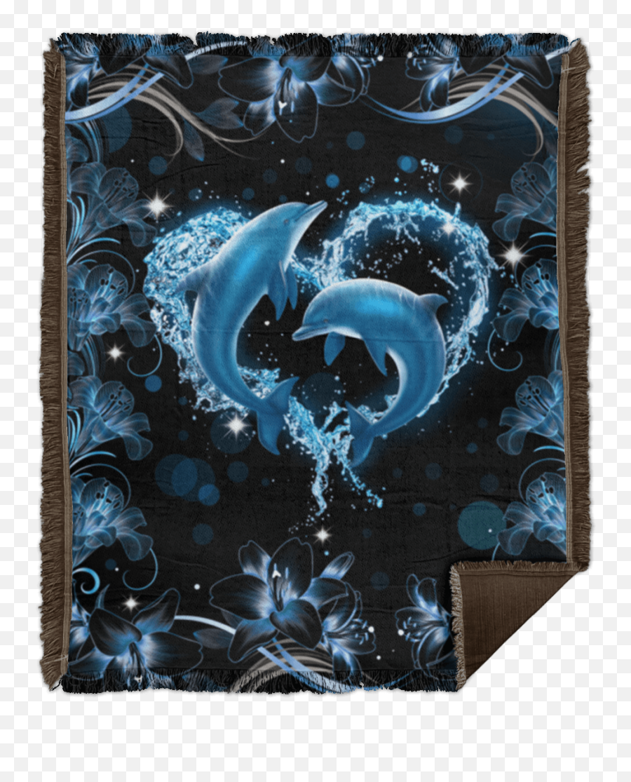 Beautiful Dolphin Lovers Fleece Sherpad Mink Woven - Mythical Creature Png,Willa Holland Icon