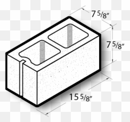 8x8x16 Sash Block - Best Vertical png