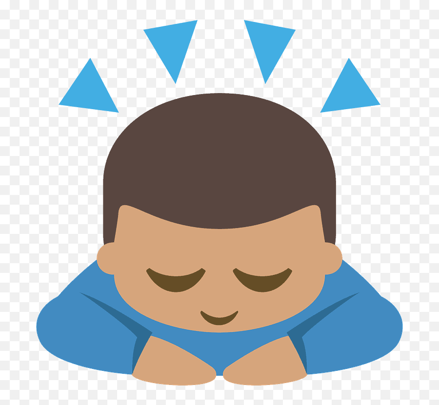 Person Bowing Emoji Clipart - Emoji Head Bowed Png Bow Head Clip Art,Bowing Icon