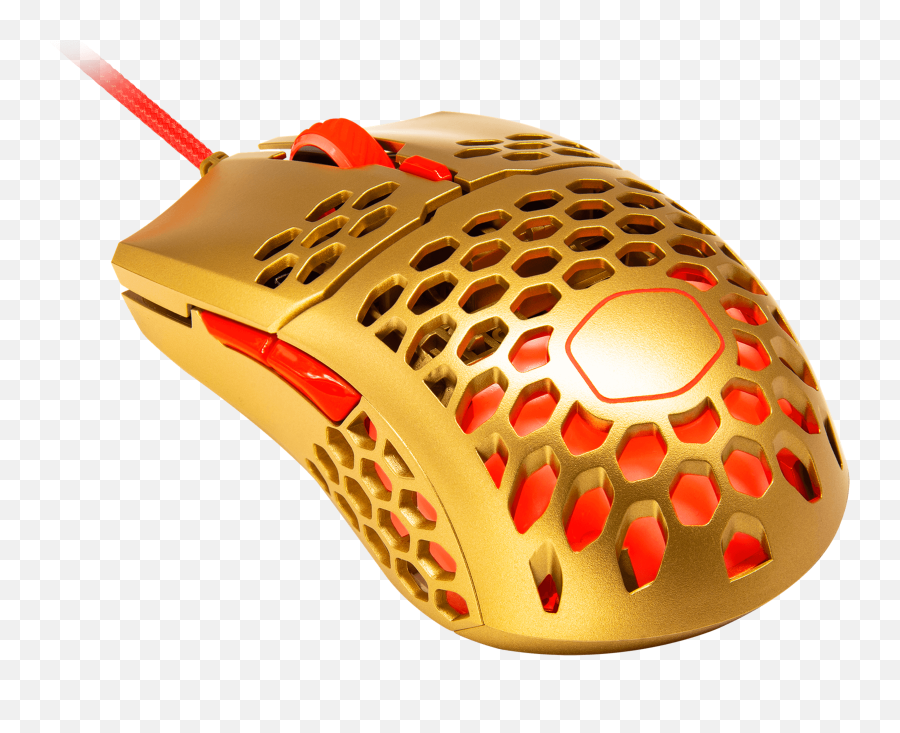 Mm711 Golden Red Edition Cooler Master - Mouse Cooler Master Mm711 Png,Gaming Mouse Icon With No Background