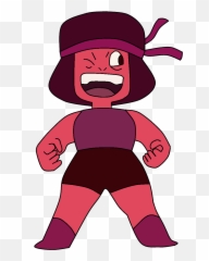 Steven Universe Png Transparent Background - Ruby Clipart Ruby Steven Universe Characters,Ruby Png