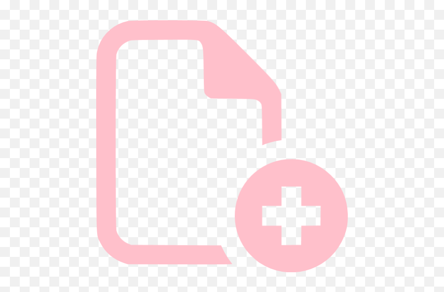 Pink Add File Icon - Free Pink Add Icons Pink List Icon Png,Datei Icon