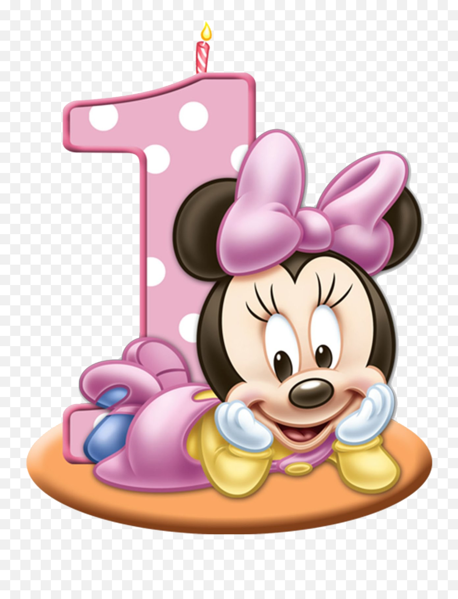 Minnie Mouse Png All - Minnie Mouse Baby 1st Birthday,Mouse Png