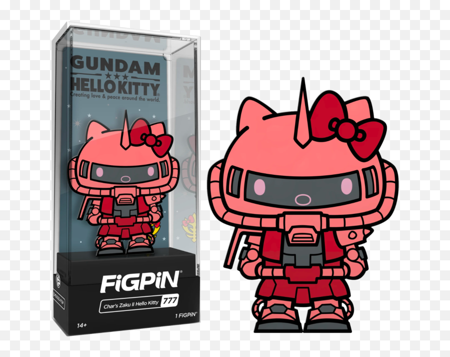 Gundam X Hello Kitty - Charu0027s Zaku Ii Hello Kitty Figpin Enamel Pin Classic Doctor Strange Marvel Png,Hello Kitty Facebook Icon