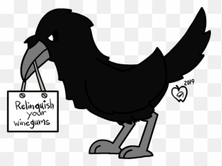 Wise Words Of The Raven By Yoyleberryclock - Chicken Png,Raven Png