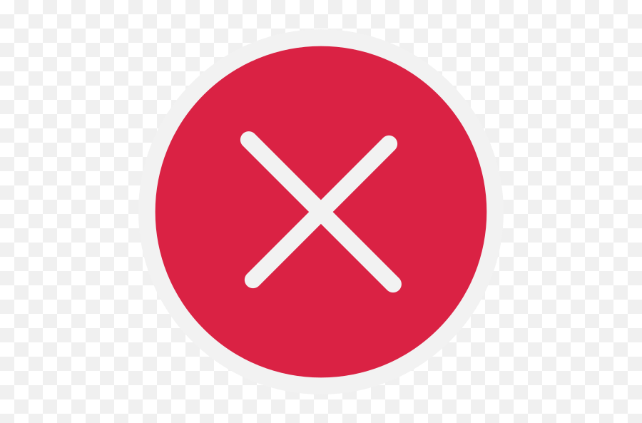 Close Delete Deny No Out Sign - Out X Icon Free Download Language Png,X Close Icon
