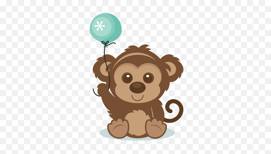 Birthday Monkey Svg Scrapbook Cut File Cute Clipart Files - Happy Birthday Good Boy Png,Cute Monkey Png