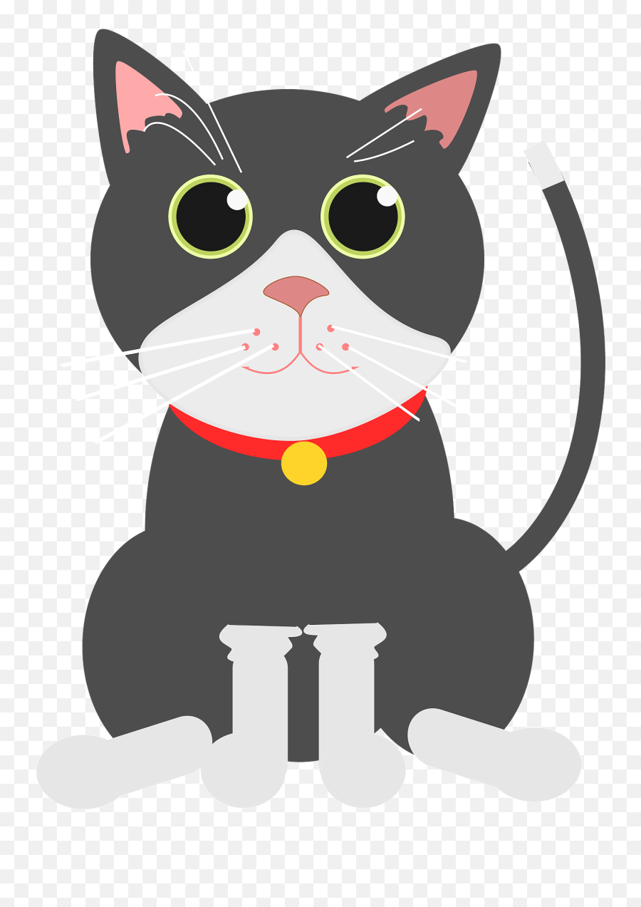 Grey Cat Clipart Free Download Transparent Png Creazilla - Creazilla Fat Cat,Kawaii Cat Icon