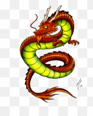 Chinese Dragon Background Png Play - Colourful Tattoo Designs