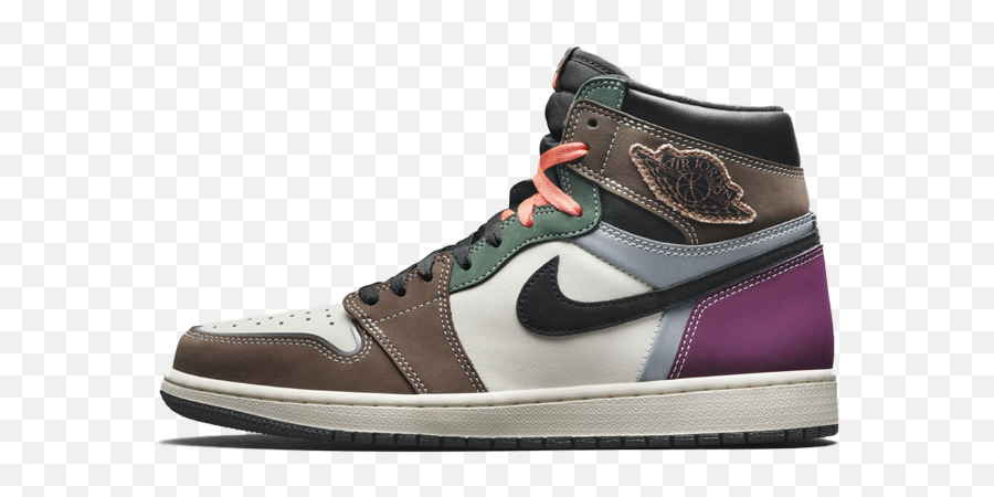 Air Jordan 1 Hand Crafted Sneakers Matching Tees Outfit And - Jordan 1 Mid Dk Chocolate Crimson Png,Adidas Icon Boost 2.0