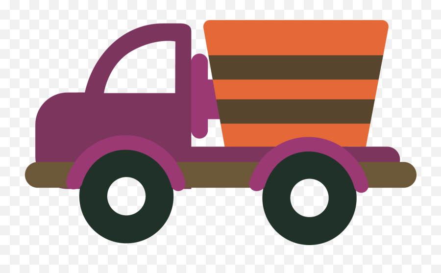 Car Clip Art Vector Cartoon Trolley - Truck Trolley Vector Car Png,Trolley Car Icon