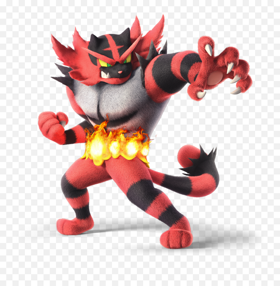 Incineroar Smash Bros - Super Smash Bros Ultimate Incineroar Render Png,Incineroar Png