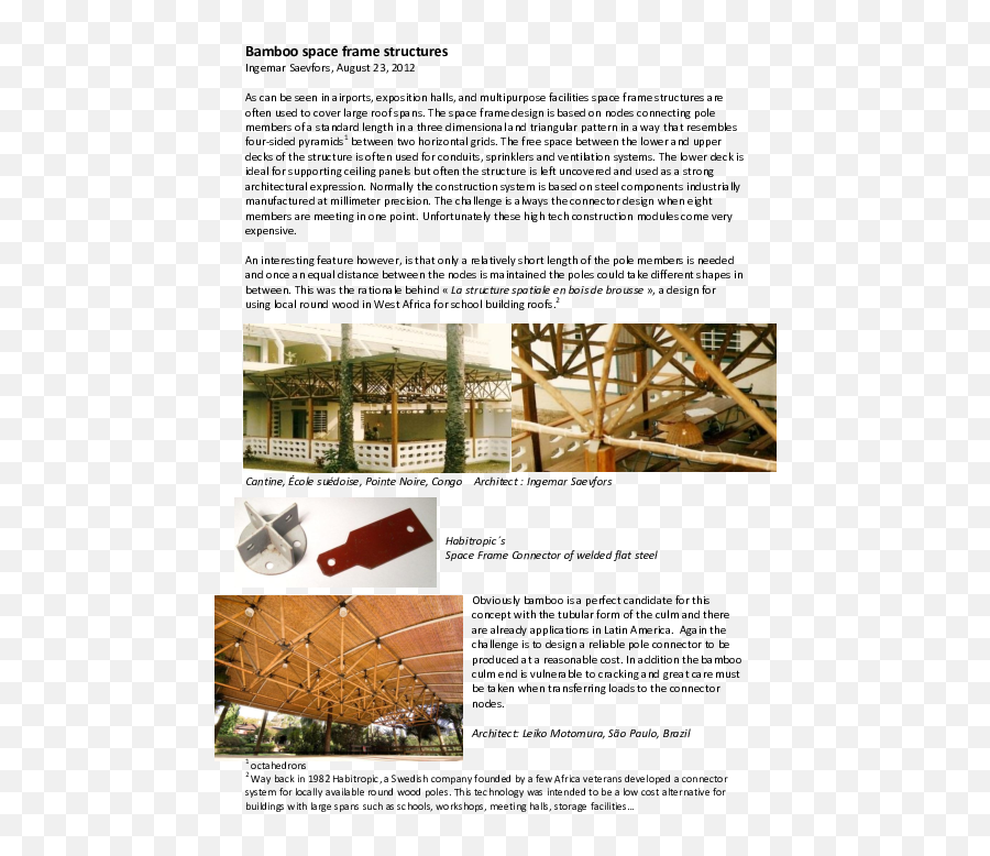 Pdf Bamboo Space Frame Structures Lh Huang - Academiaedu Poster Png,Bamboo Frame Png
