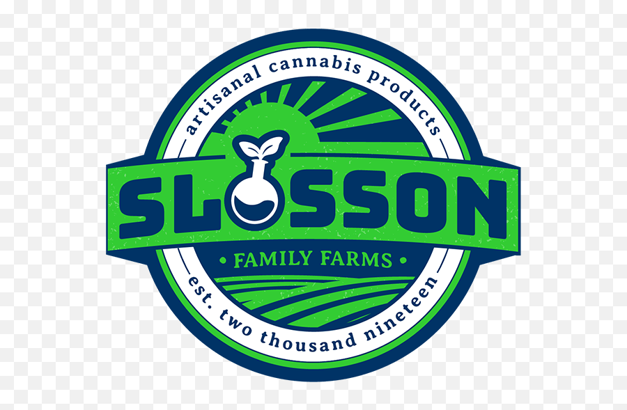 Slosson Family Farms Identity Case Study Cleverogre - Label Png,Cannabis Logo