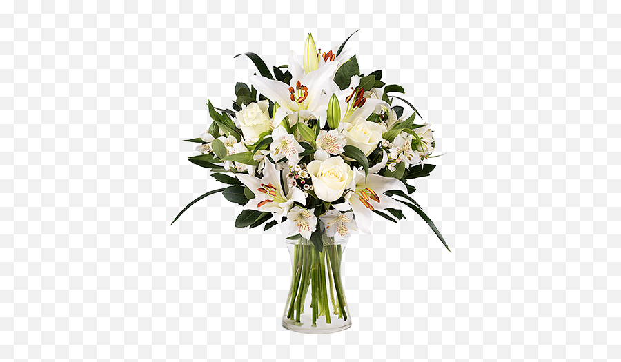 Innocent Love Lilies And Roses - Ramo De Lirios Blancos Png,Lilies Png