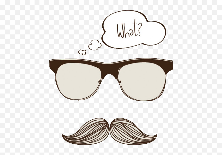 Png Hipster - Beard Clip Art And Glasses Transprent Png Vector Graphics,Hipster Glasses Png