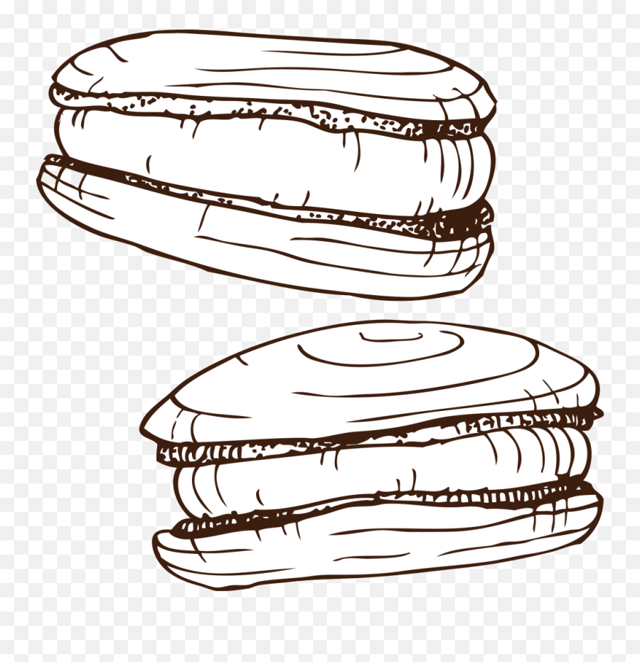Hand Drawn Burger Transparent - Hamburger Full Size Png Illustration,Hamburger Transparent