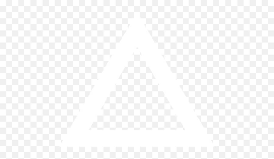 White Triangle Outline Icon - White Triangle Outline Png,Triangle Png Transparent