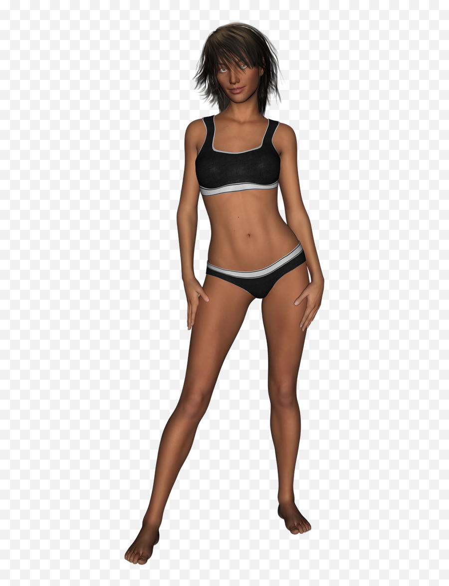 Woman Underwear Model - Modelo En Ropa Interior Mujer Png,Sexy Model Png -  free transparent png images 