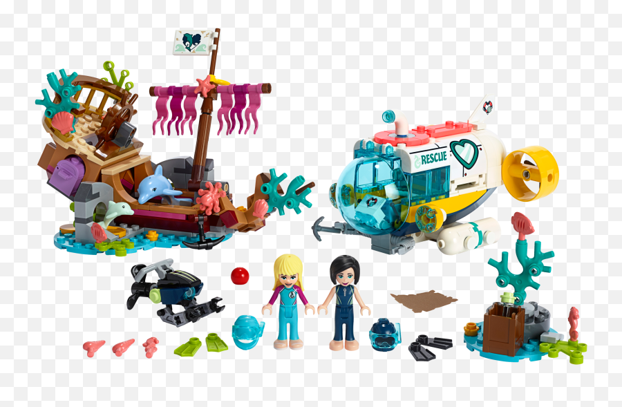 Lego Friends Mise Na Záchranu Delfín 41378 Kostikylegacz - Lego Friends 2019 41378 Png,Lego Friends Logo