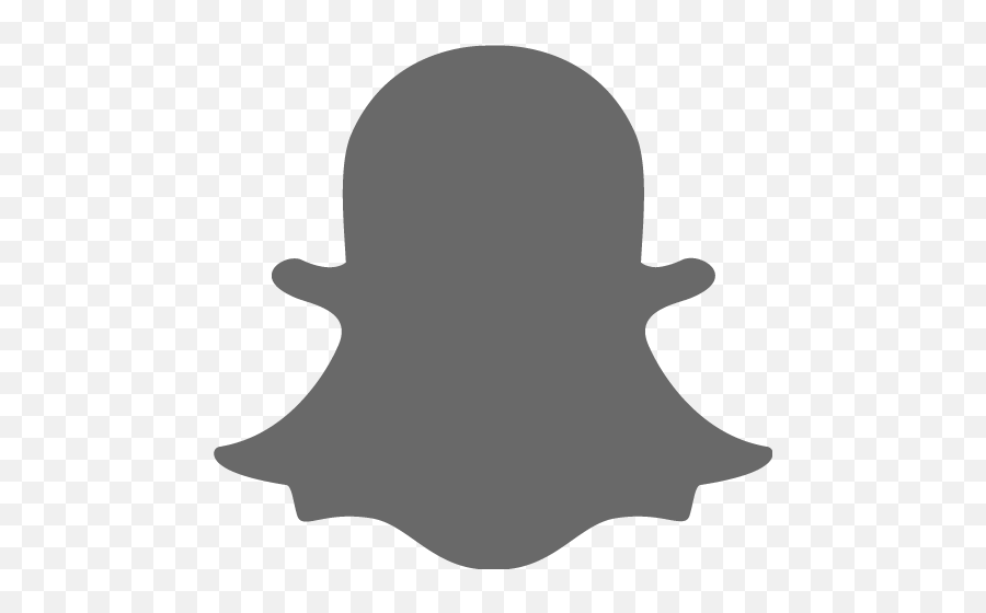 Dim Gray Snapchat 2 Icon - Free Dim Gray Social Icons Vector Snapchat Icon Png,Snapchat Logo Png