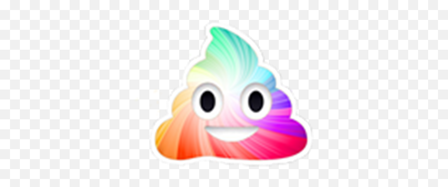 Rainbow Poop - Emoji Poop Ice Cream Transparent Background Png,Rainbow Emoji Png